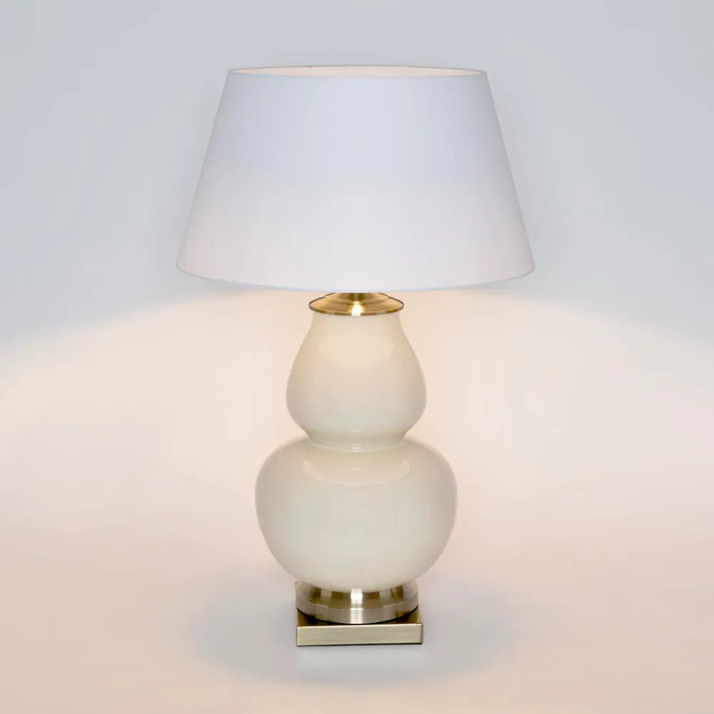 Matisse Ceramic Table Lamp Base Cream - Base Only
