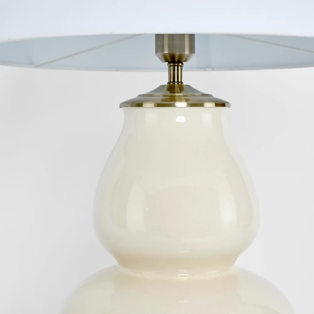 Matisse Ceramic Table Lamp Base Cream - Base Only
