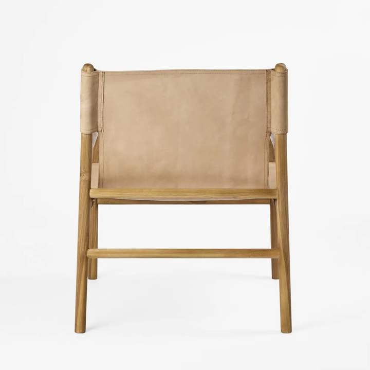 Miles Leather Sling Armchair