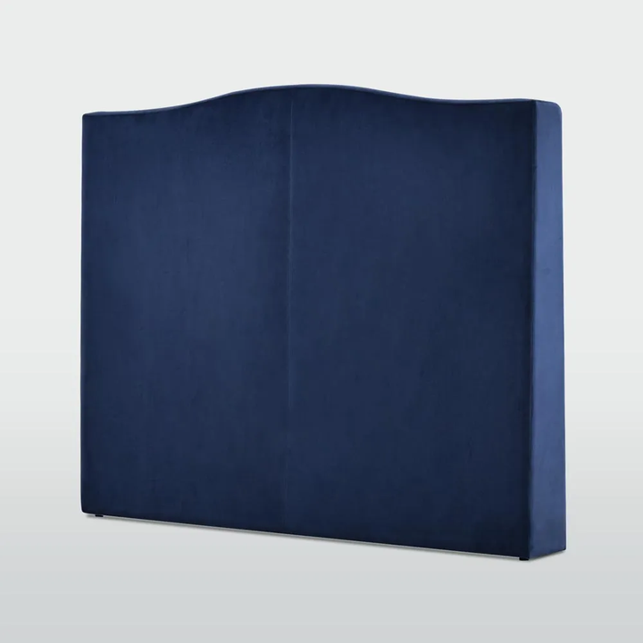 Mornington Bedhead Queen Blue Velvet