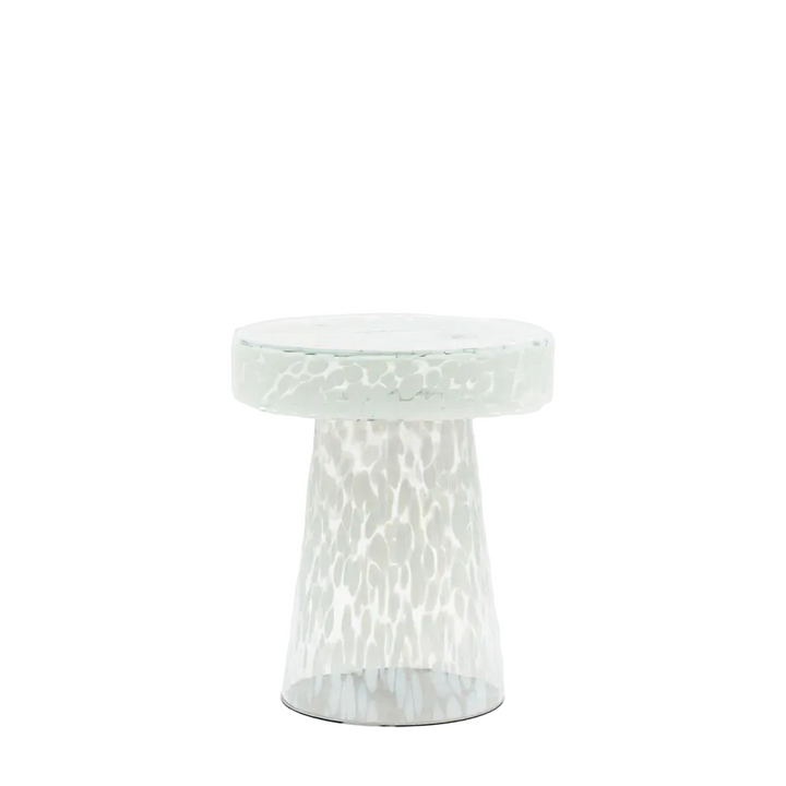 Murano Side Table White 395x395x465mm
