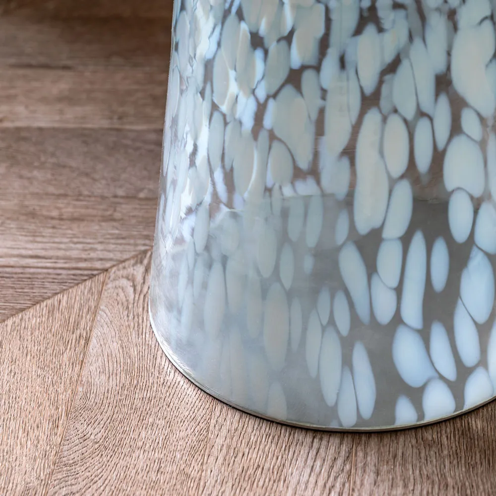 Murano Side Table White 395x395x465mm