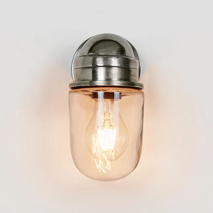 Nautical Outdoor Wall Light Silver