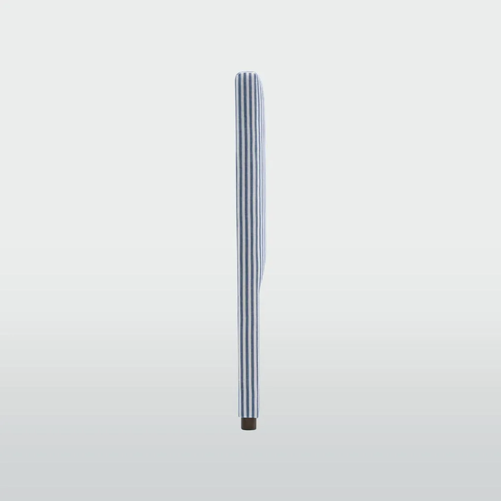 Newport Bedhead King White & Blue Pin Stripe