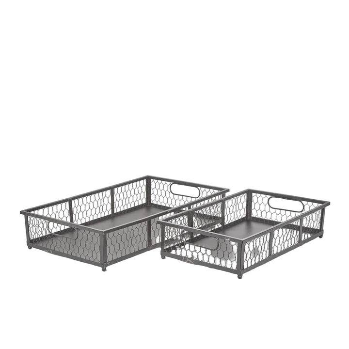 Picardy Wire Trays Set of 2