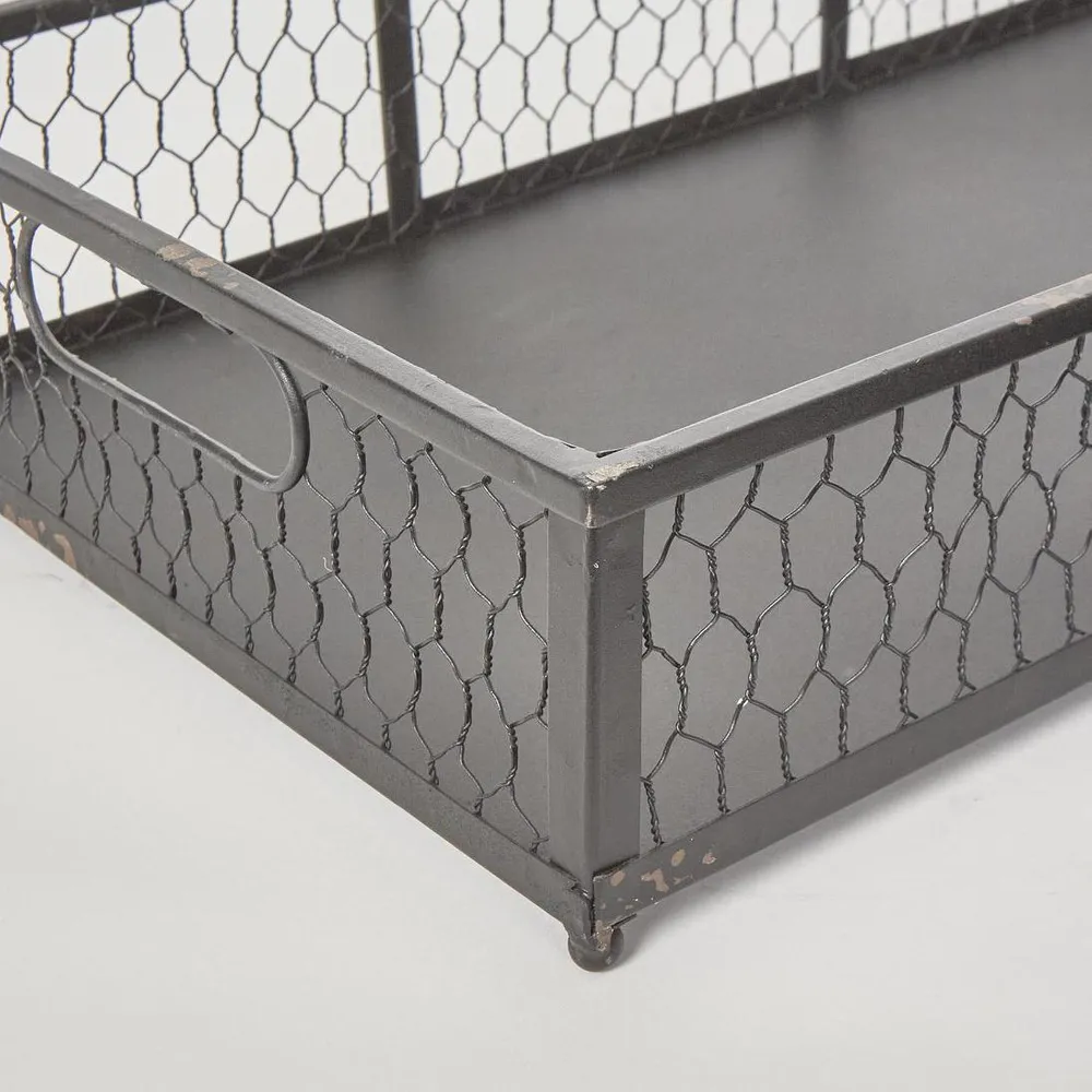 Picardy Wire Trays Set of 2