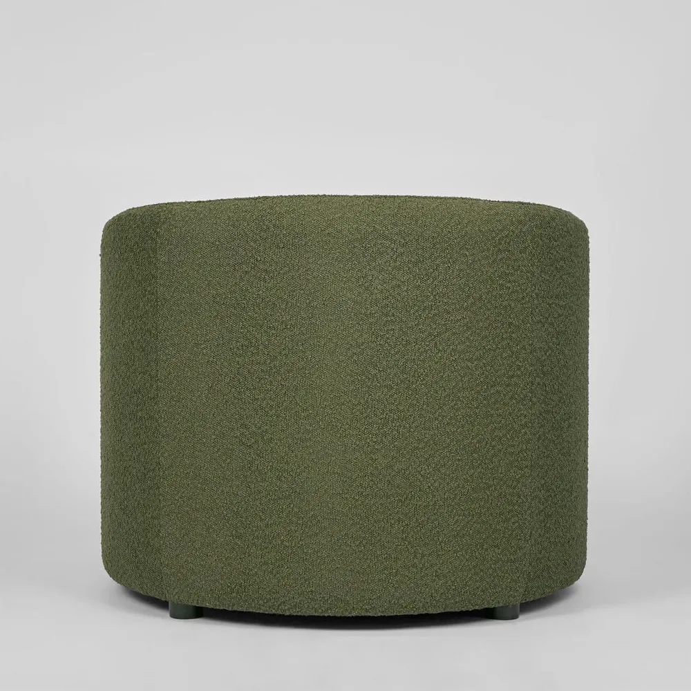 Plume Armchair Olive Boucle