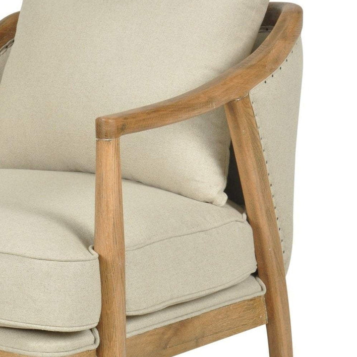 Asteria Oakwood Armchair Linen Blend