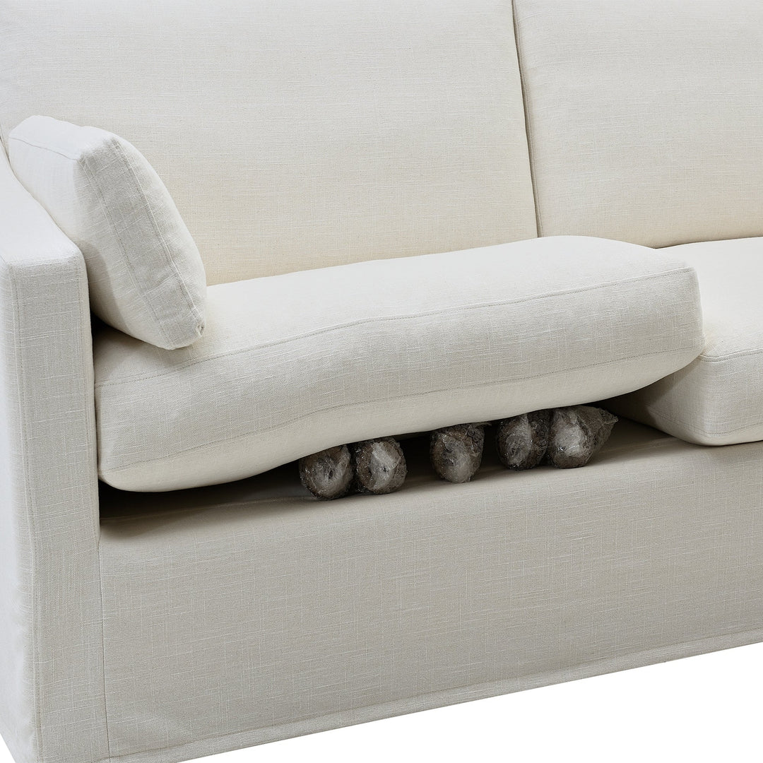 Clovelly Hamptons 2.5 Seat Sofa Ivory