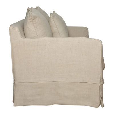 2 Seat Sofa Bed Slip Cover - Noosa Beige