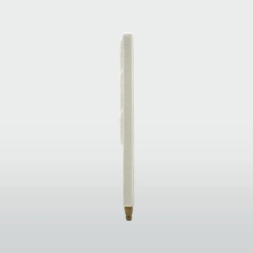 Queenscliff Tufted Bedhead Queen Beige