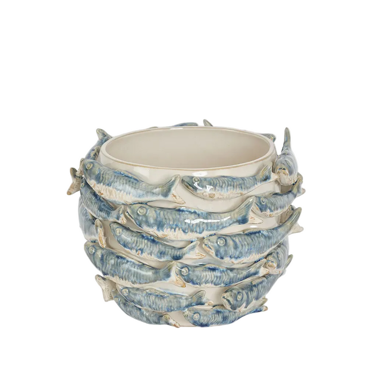 Reef Small Vase Blue & White
