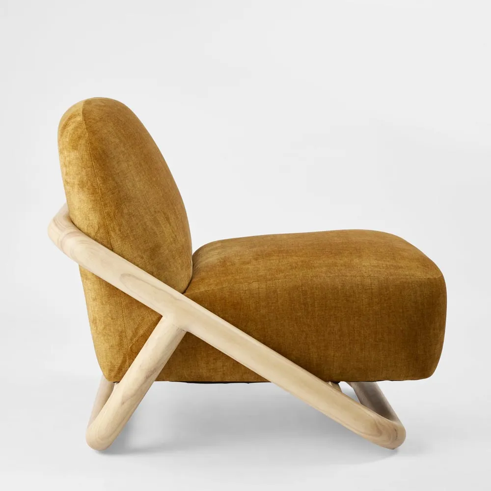 Rhodes Accent Armchair Mustard