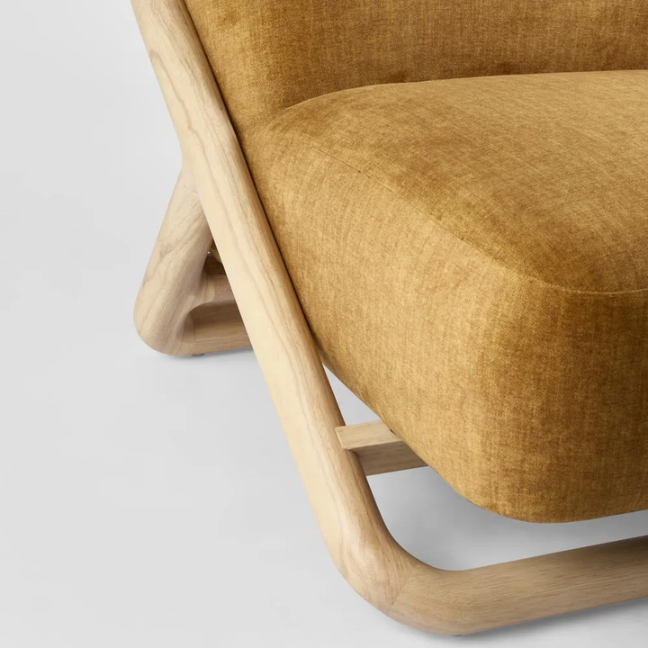 Rhodes Accent Armchair Mustard