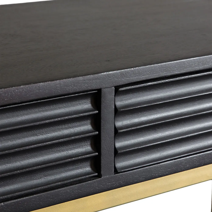 Ripple 2 Drawer Console Table 1100x400x780mm