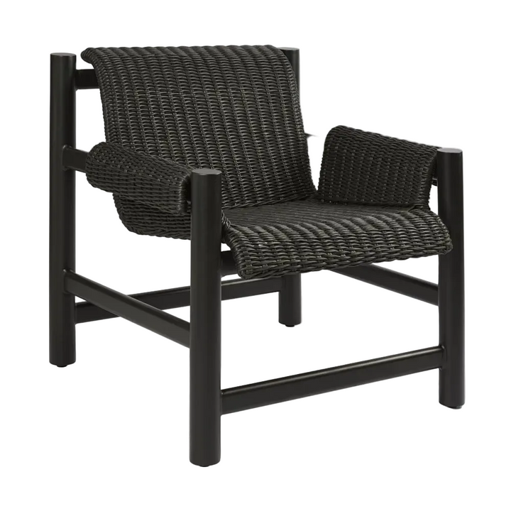 Riven Outdoor Occasional ArmChair Black