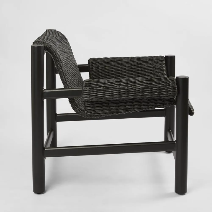Riven Outdoor Occasional ArmChair Black