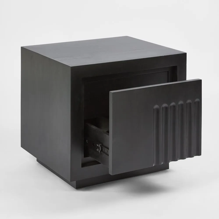 Rock Bedside Black 2 dwr