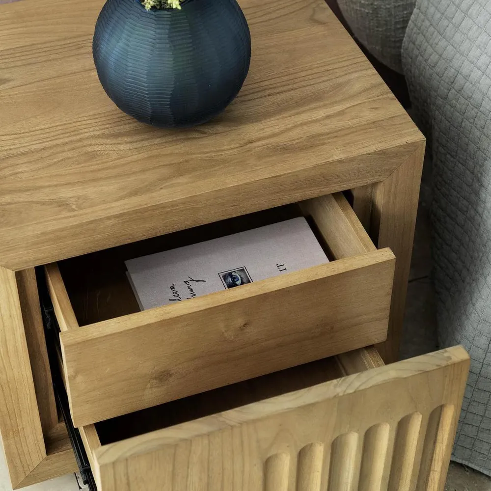 Rock Bedside Natural 2 dwr