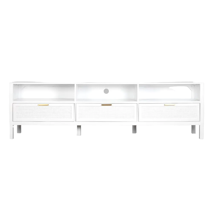 Santorini Large Media Unit White