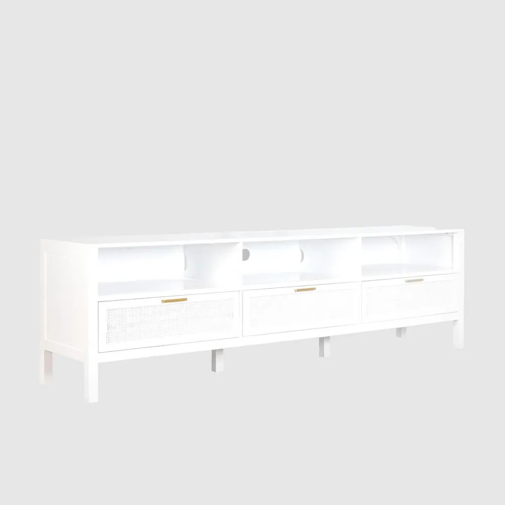 Santorini Large Media Unit White