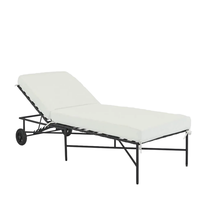 Sheffield Sunlounge Outdoor with White Cushion