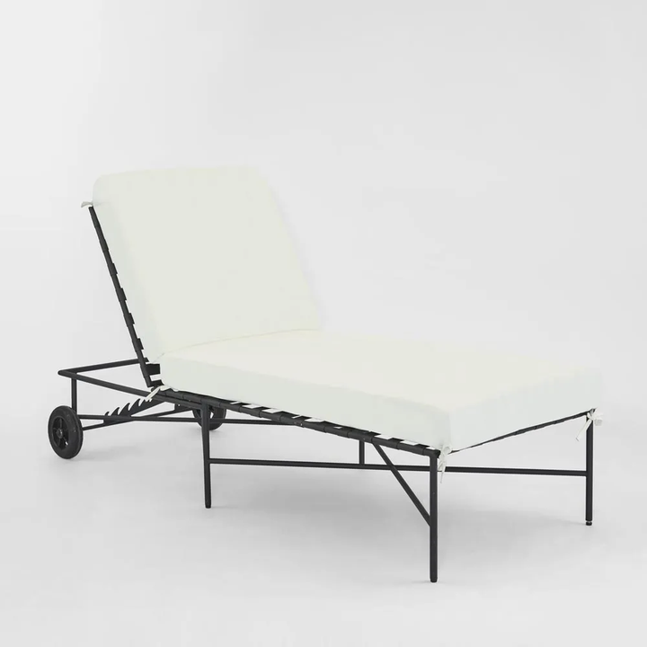 Sheffield Sunlounge Outdoor with White Cushion