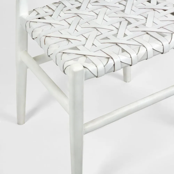 Sorren Chair White Leather
