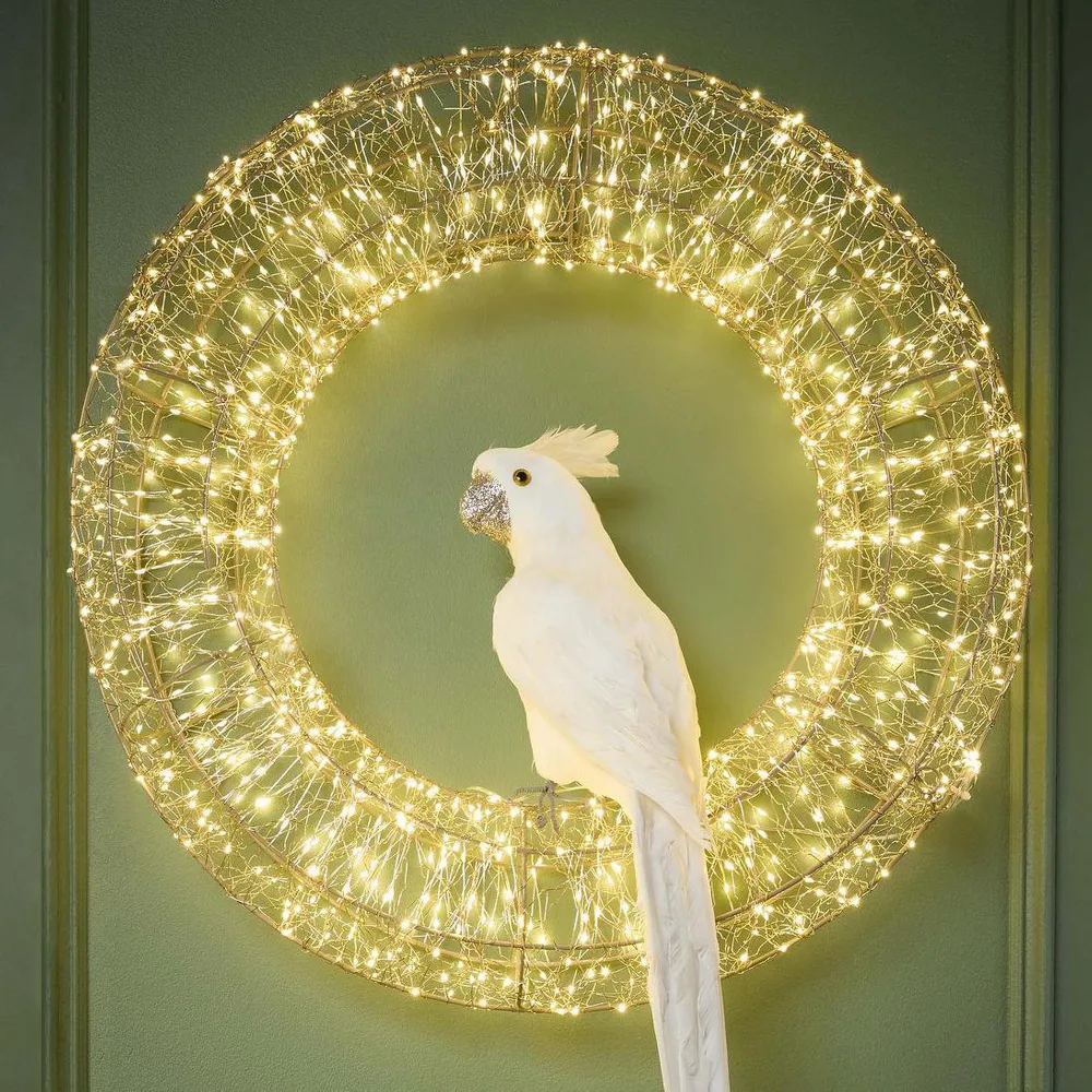 Stellar Light Up Wreath 70cm