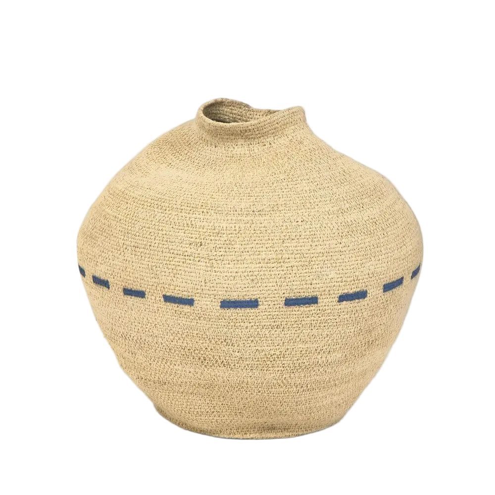 Stitch Woven Basket Natural