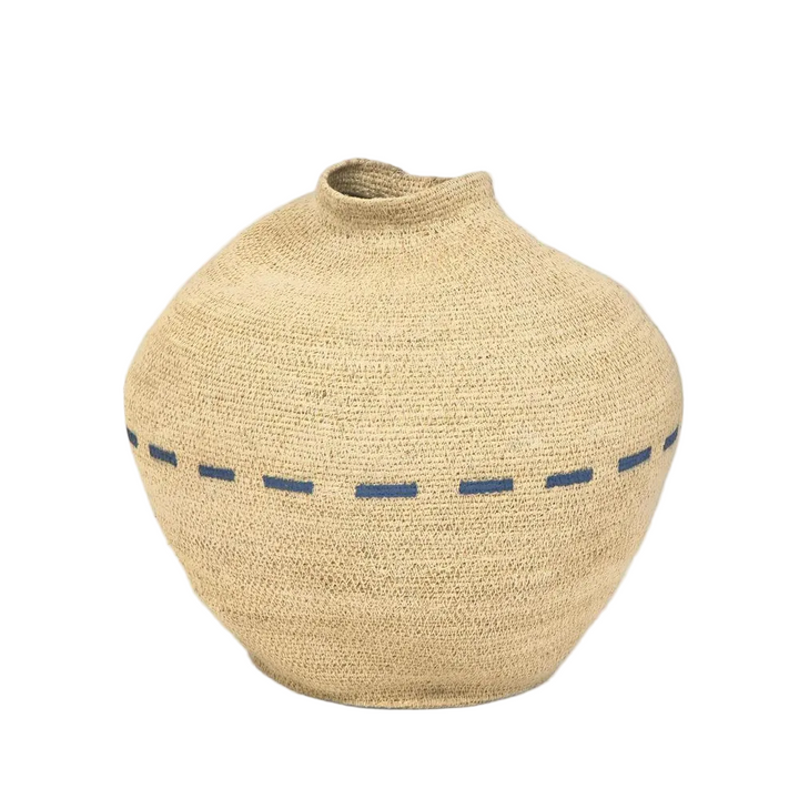 Stitch Woven Basket Natural