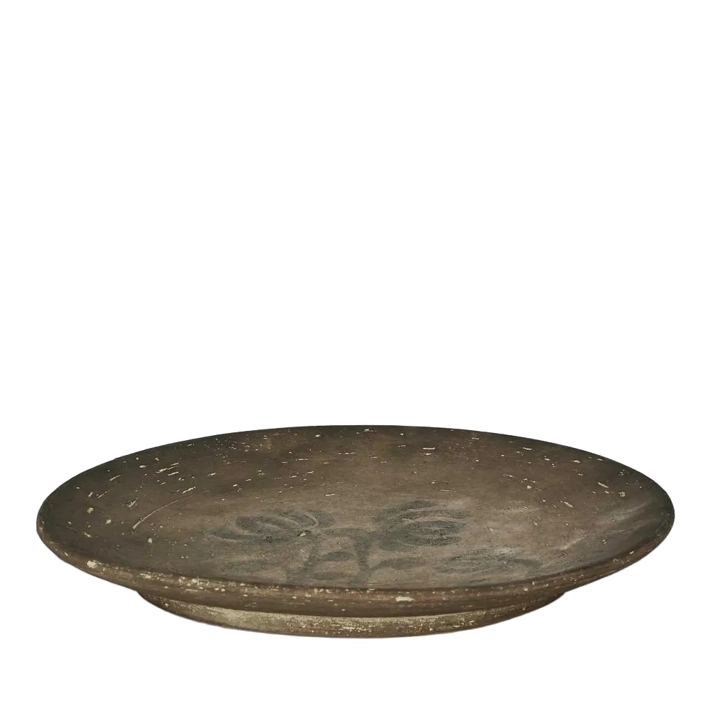 Mae Terracotta Brown Plate Large