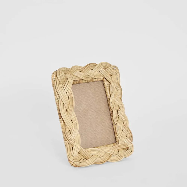 Twill Rattan Photo Frame Natural