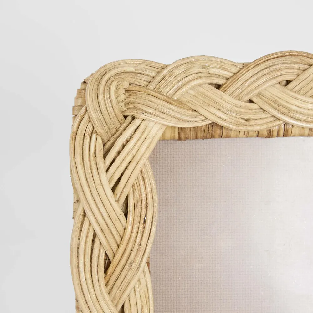 Twill Rattan Photo Frame Natural