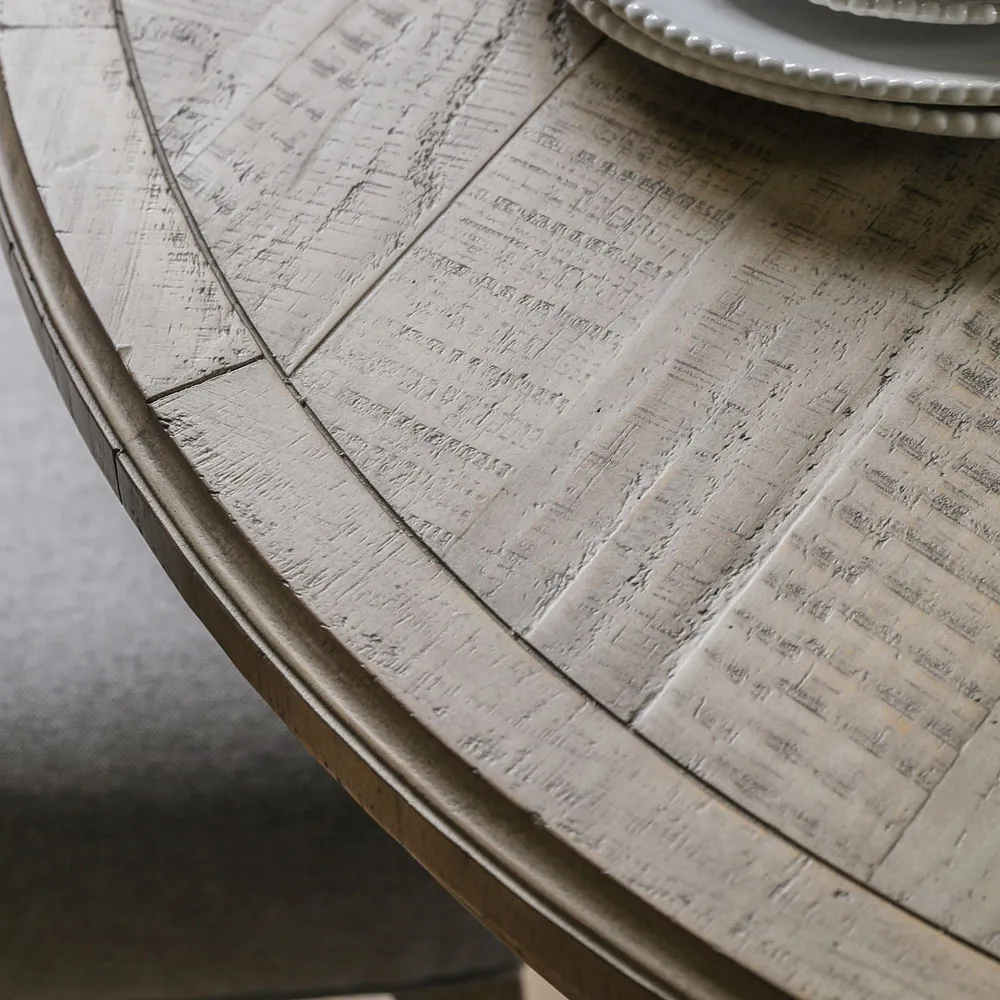 Vancouver Rnd Ext Dining Table 1200/1600x1200x750mm