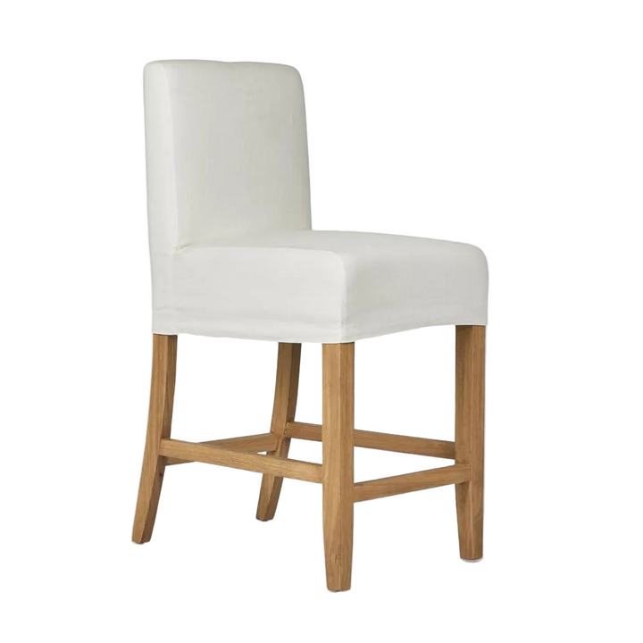 Ville Slip Cover White (Counter Stool)