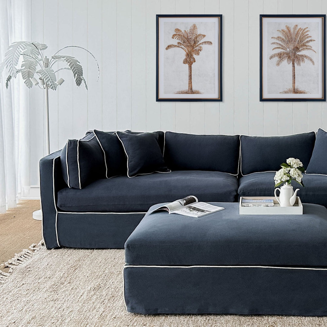 Slip Cover - Marbella Modular Sofa A Navy