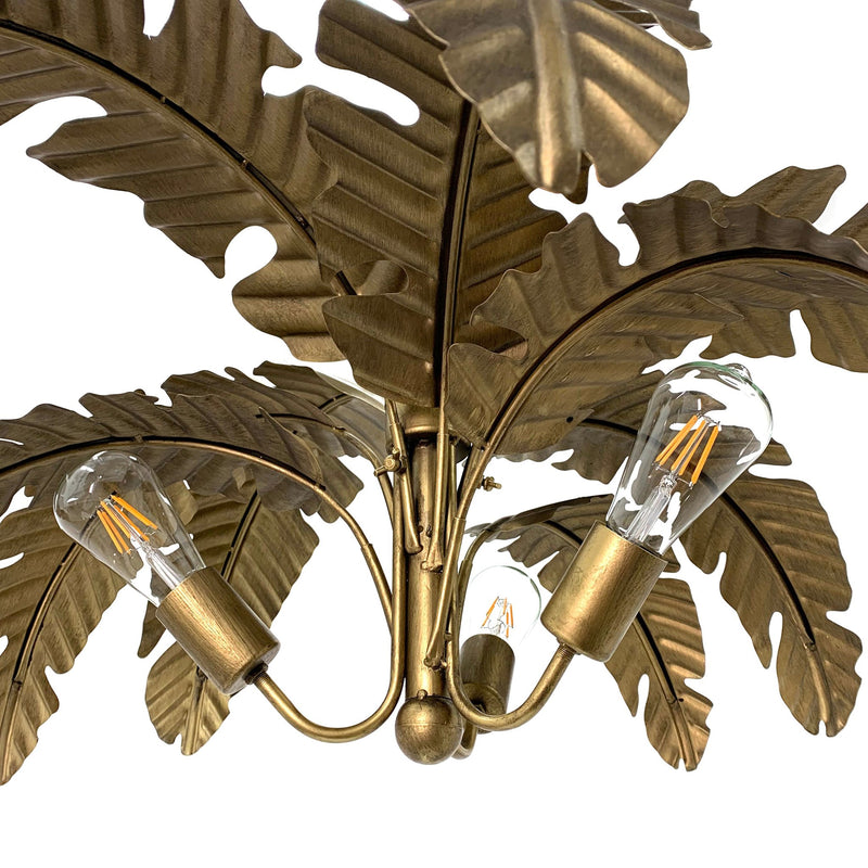 Azalea Iron Pendant Lamp Gold