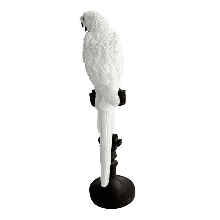 Alexa Parrot Sculpture White