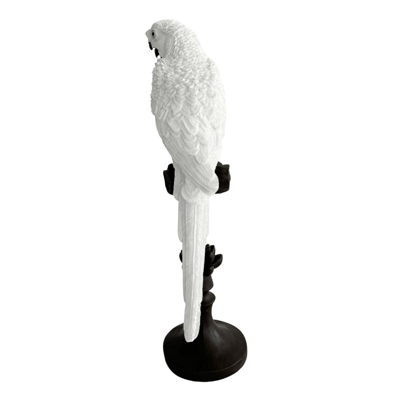 Rosie Parrot Sculpture White