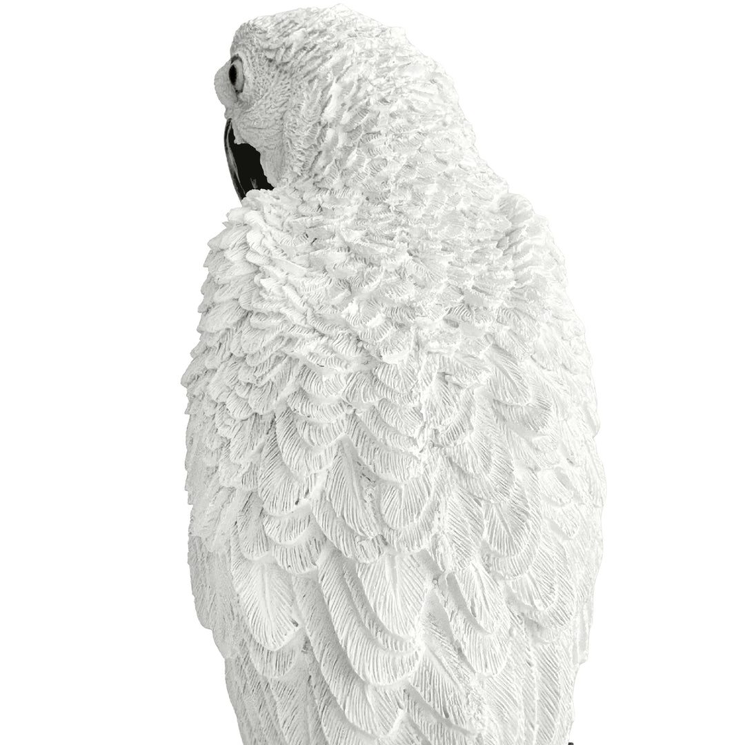 Alexa Parrot Sculpture White