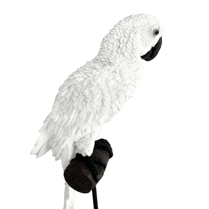 Alexa Parrot Sculpture White