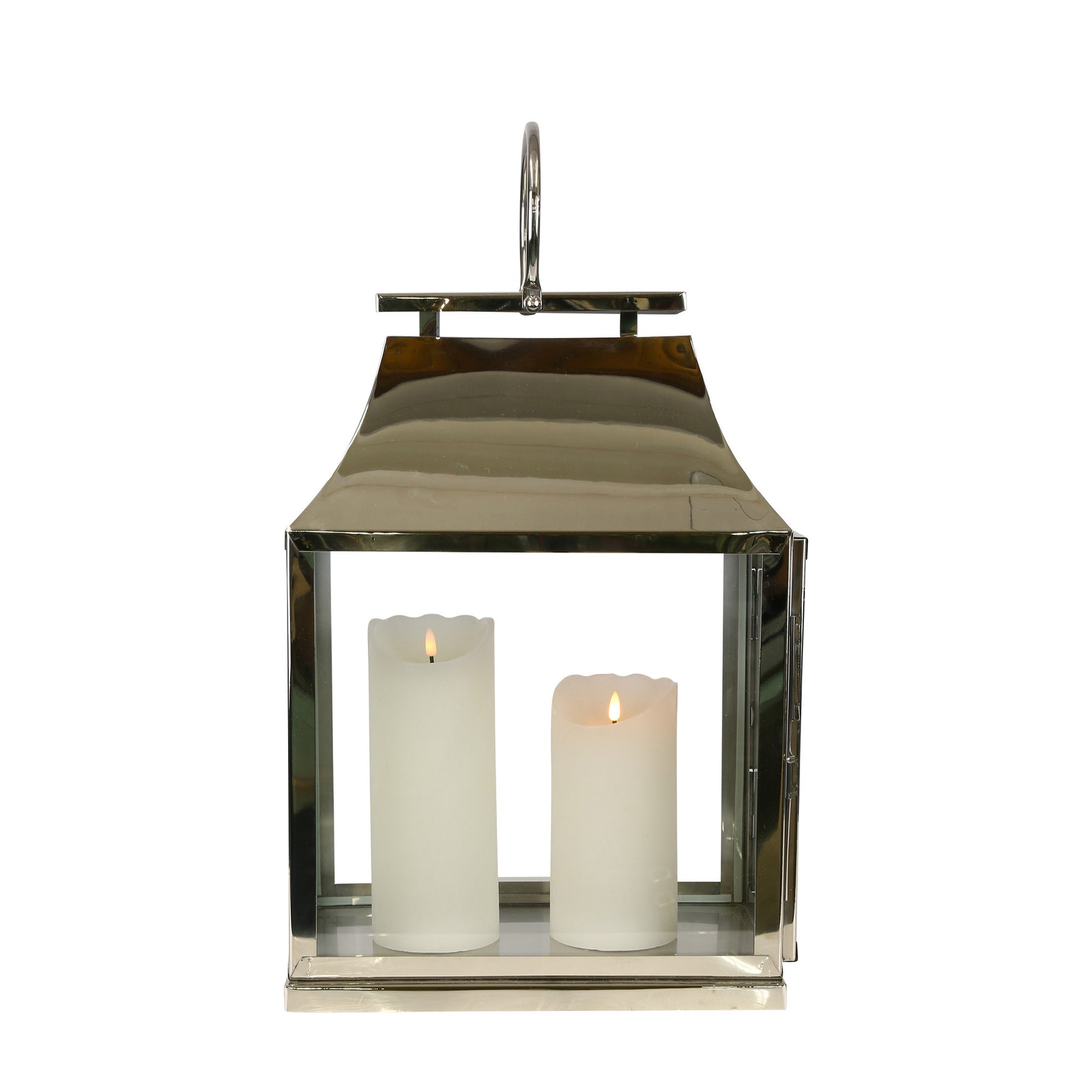 Tropea Silver Hurricane Lantern Small