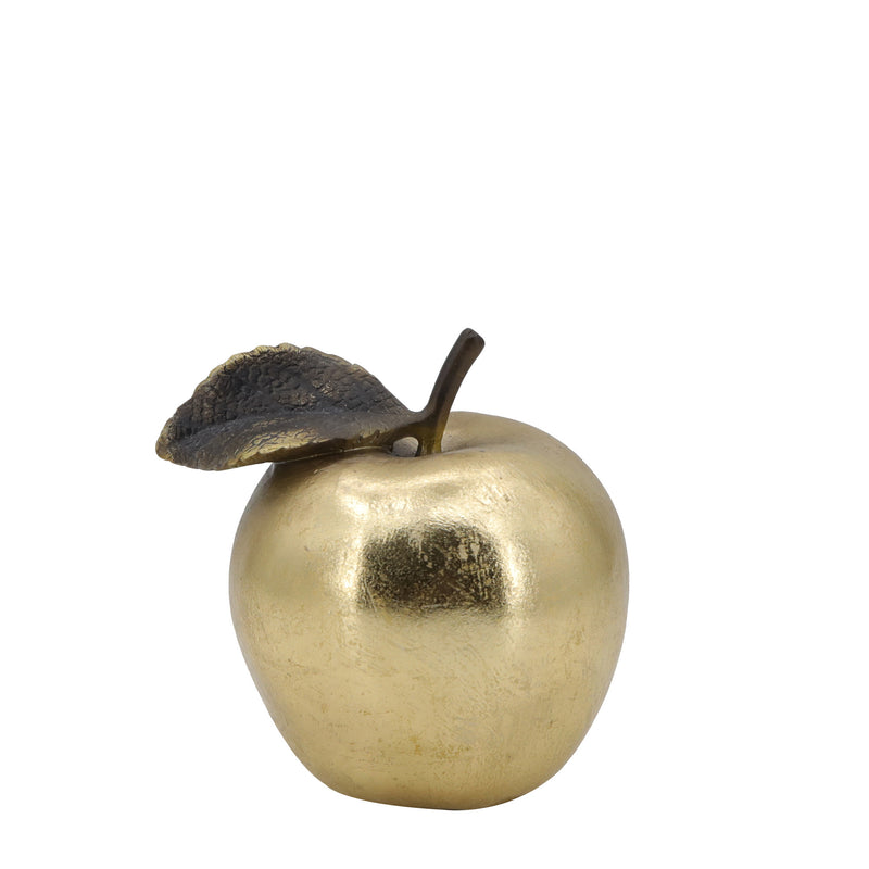 Maia Gold Resin Decorative Apple