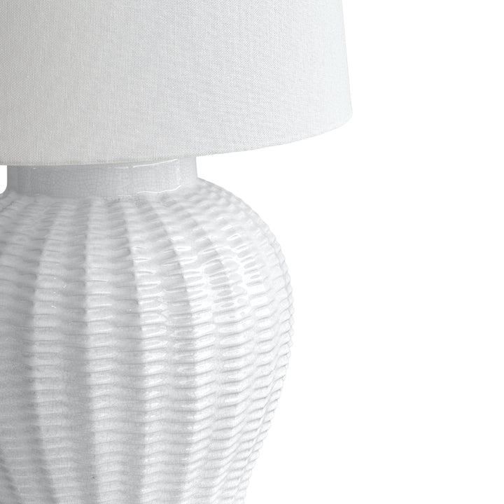 Drawbridge Ceramic Table Lamp Base White