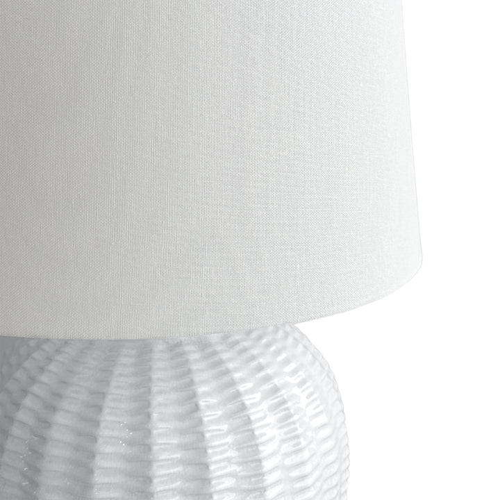 Drawbridge Ceramic Table Lamp Base White