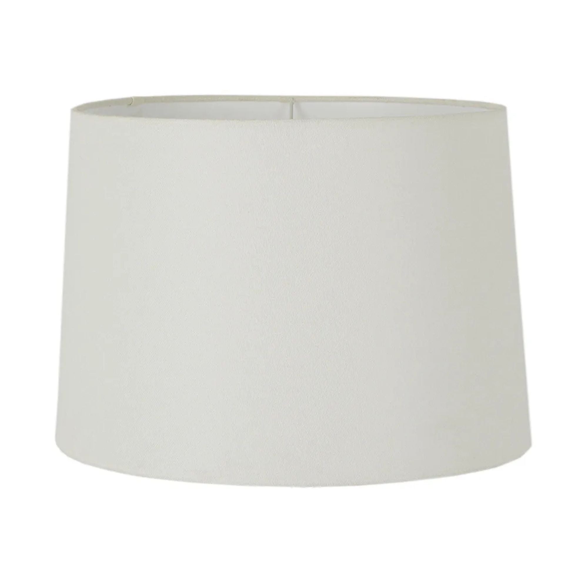 Linen Drum Lamp Shade XXXL Textured Ivory