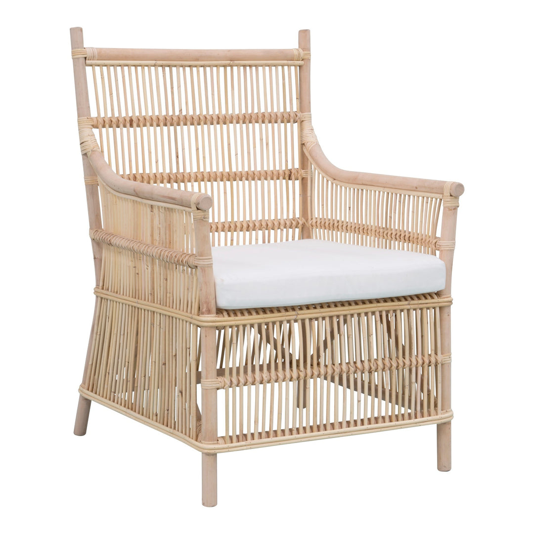 Haiti Wicker Armchair with Cushion - Outdoor Under-Cover