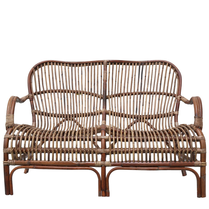 Seville Rattan Two Seater Antique -Outdoor Undercover