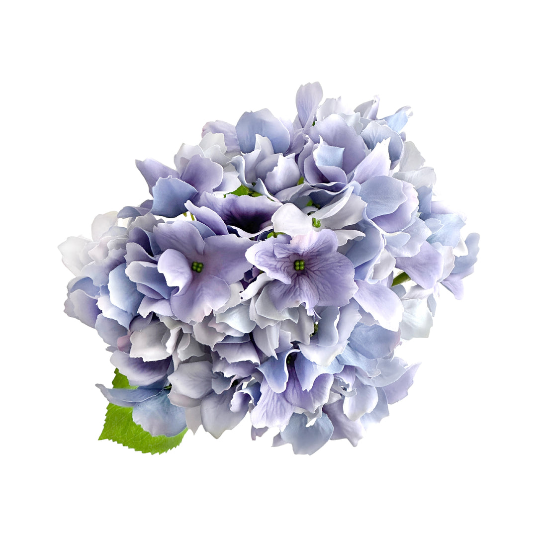 Hydrangea Stem Soft Touch 50cm Blue